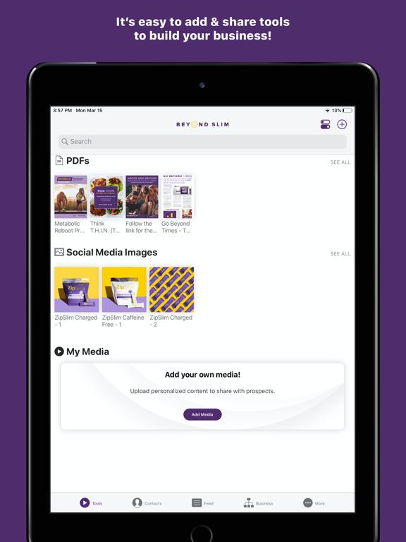 Beyond Slim iPad screenshot 1 - Business app