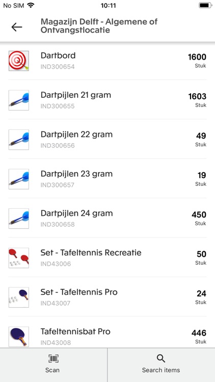 Exact Inventory Management