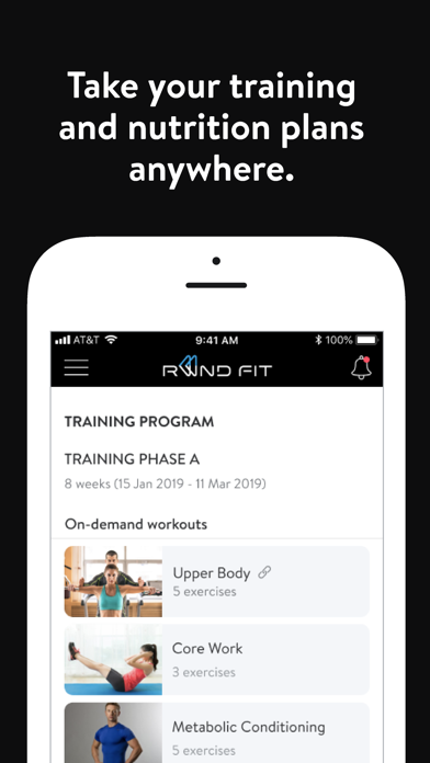RWND Fitness Screenshot
