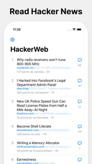 How to cancel & delete hackerweb - hacker news client 1