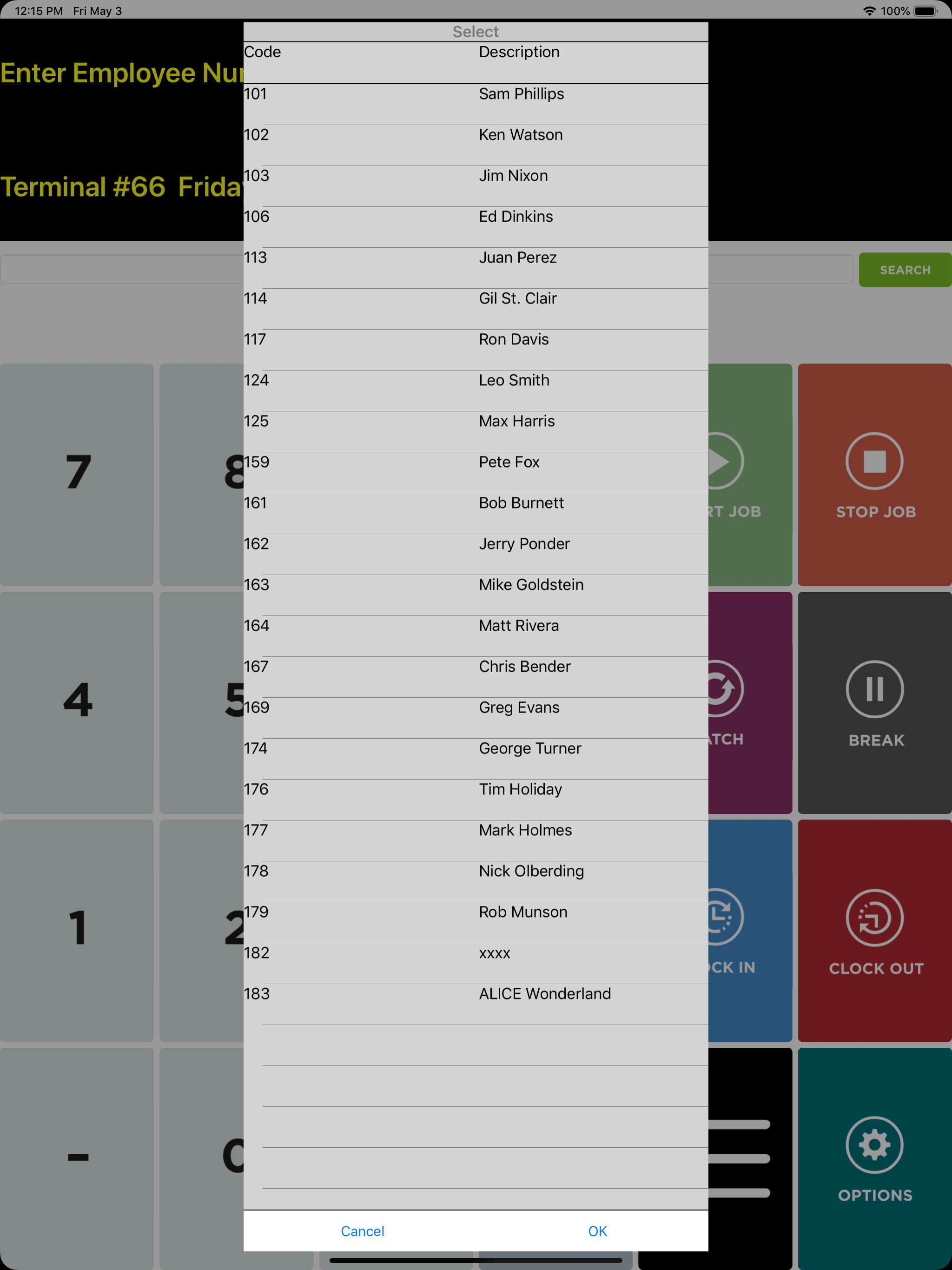 E2 MFG Data Collection screenshot 6