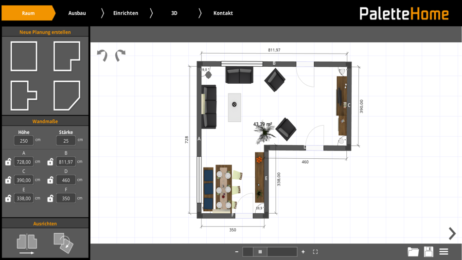 #6. Palette Home (iOS) 由: Palette CAD AG