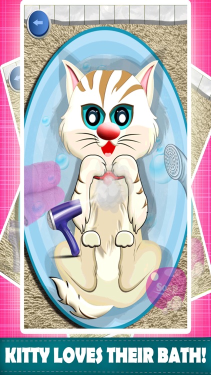Pet Kitty Care Wash & Dressup screenshot-4