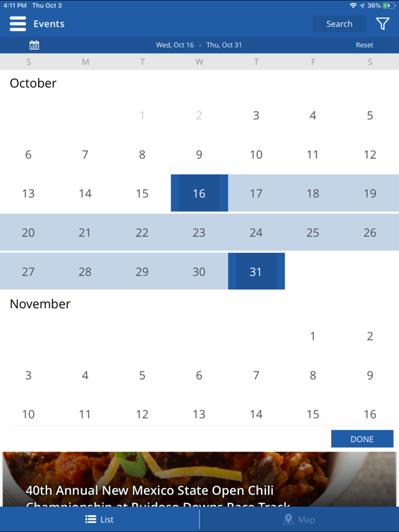 Discover Ruidoso iPad screenshot 6 - Travel app