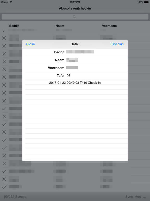 Screenshot #5 pour eventcheckin