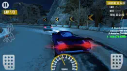 night race mountain car racing iphone screenshot 3