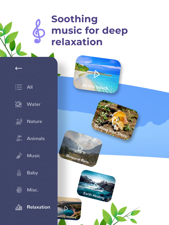 Rest: White Noise Sleep Sounds iPad screenshot 6 - Medical app