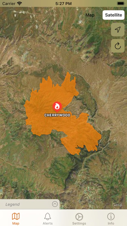 Firespot: Wildfire app