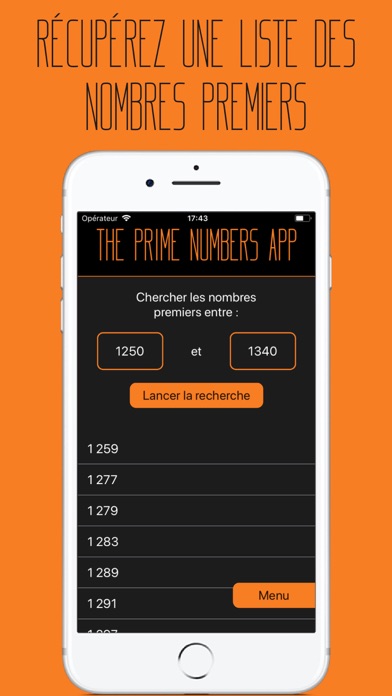 Screenshot #3 pour L'app des nombres premiers