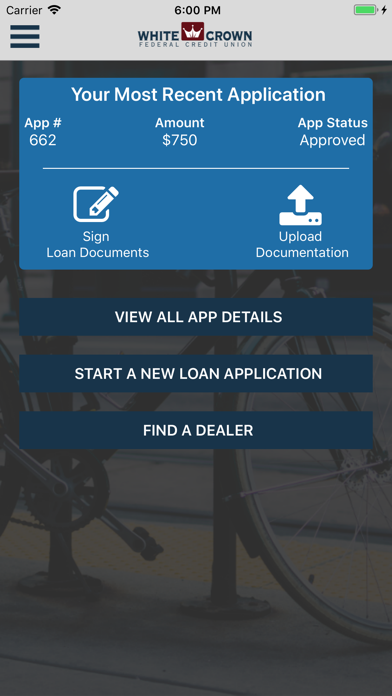 White Crown Bike Loans screenshot 2