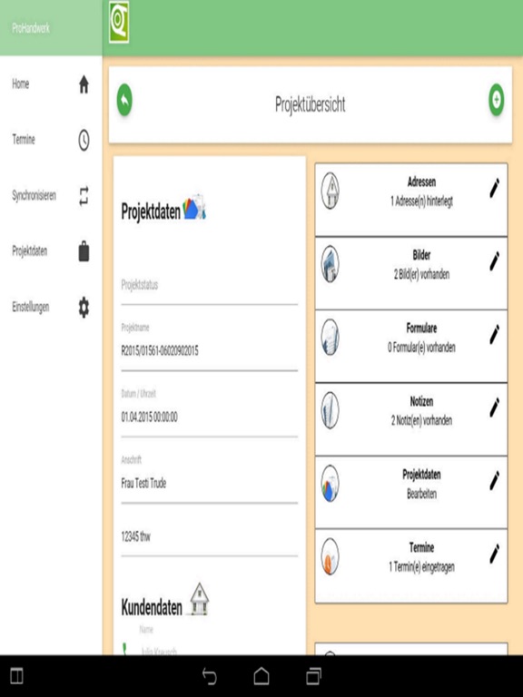 Screenshot #4 pour ProHandwerkMobile