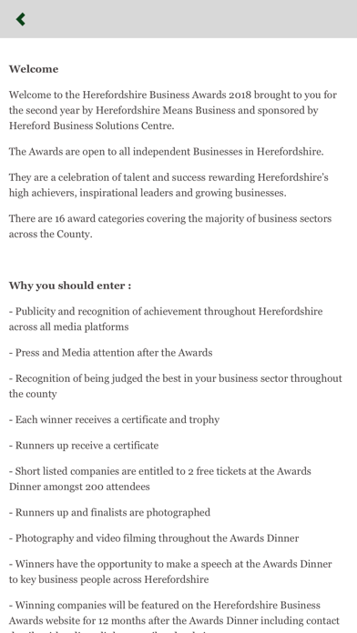 Herefordshire Business Awards screenshot 2