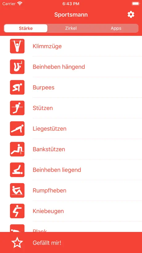 Körpergewichtstraining