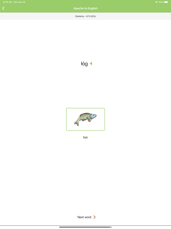Screenshot #5 pour SanCarlos Apache Vocab Builder