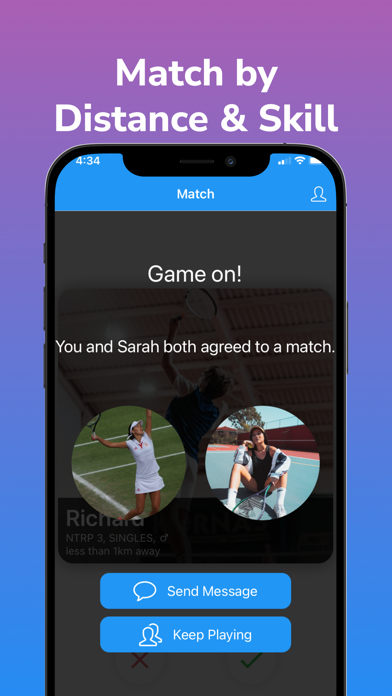 TopSpin - Find Tennis Partners Screenshot