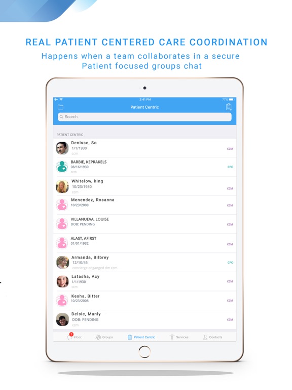 HubChart iPad screenshot 10 - Medical app