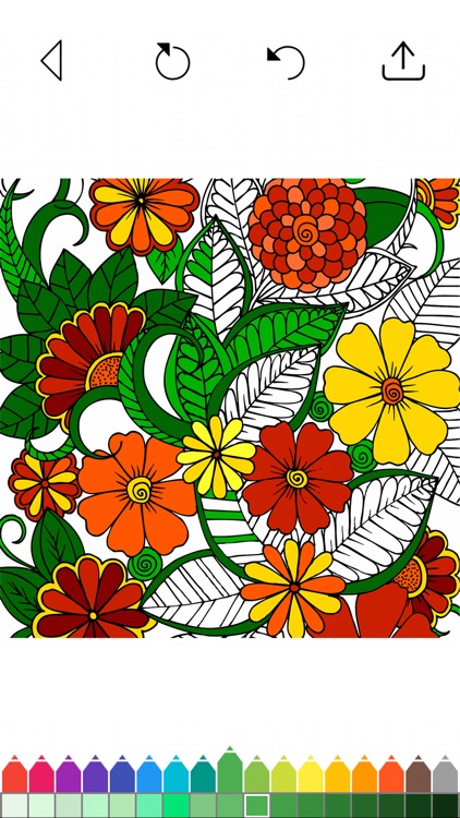 Flower Coloring Book Games screenshot-7