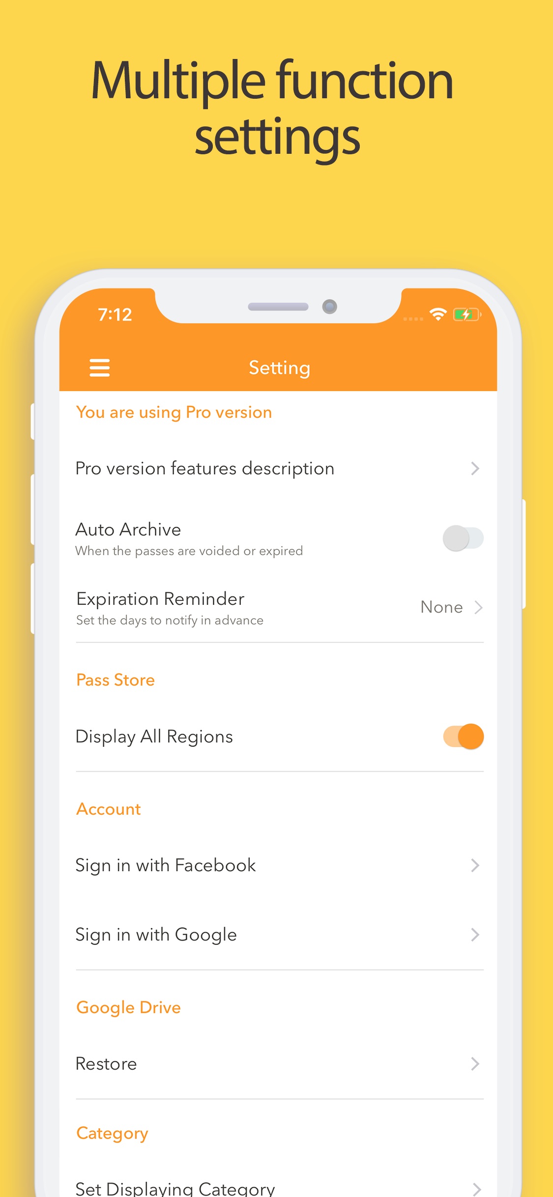 Screenshot do app Pass2U Wallet - cards/coupons