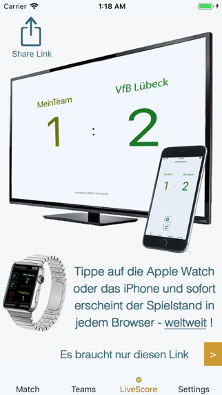 Fussball Live Screenshot