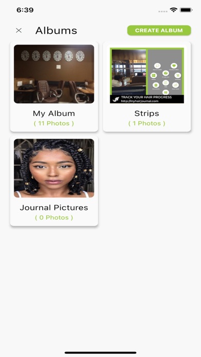 My Hair Journal Screenshot