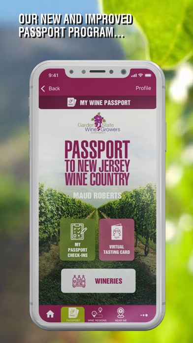Garden State Wine Growers Assn Screenshot