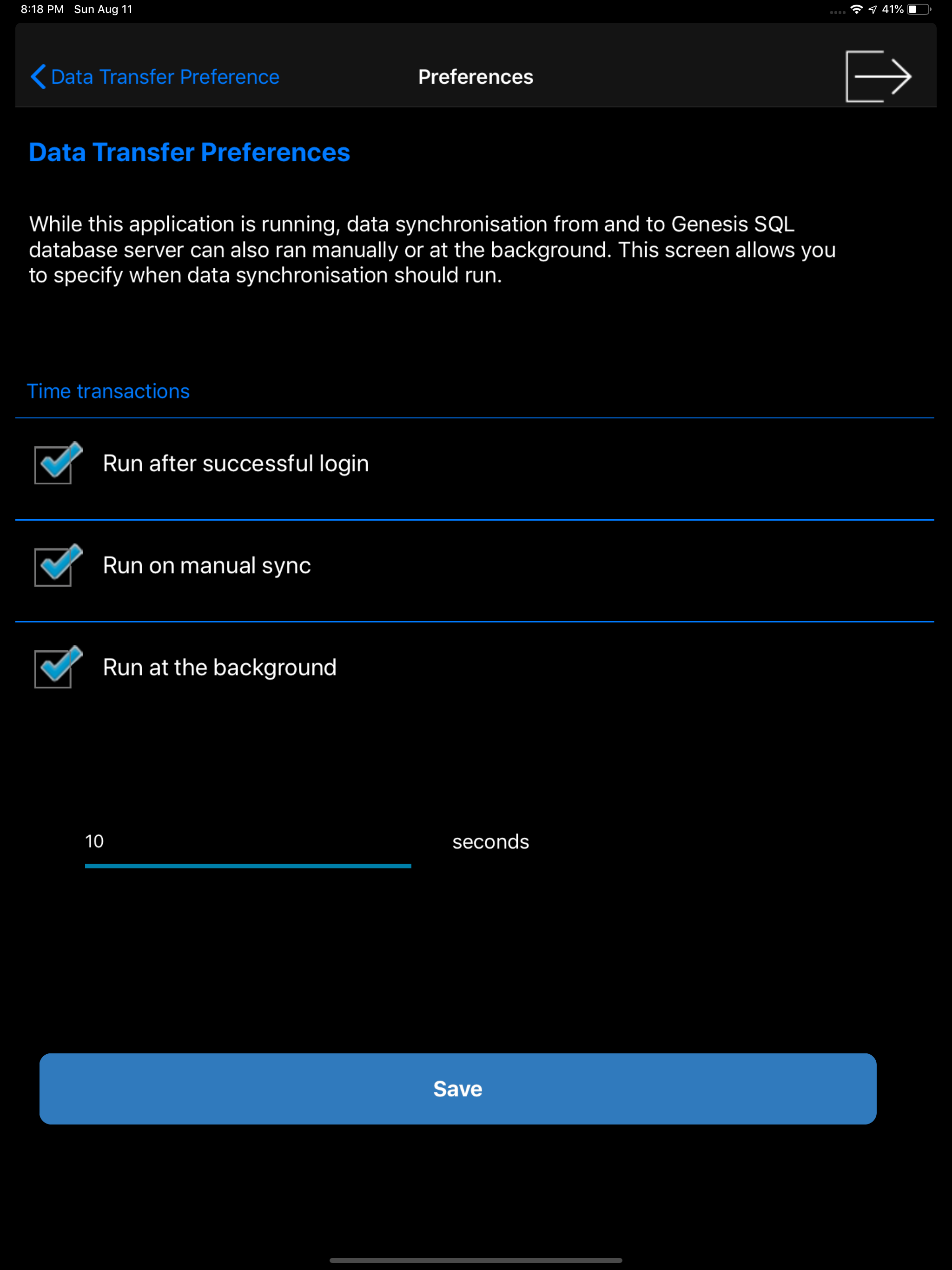 TA Mobile Clock screenshot 16