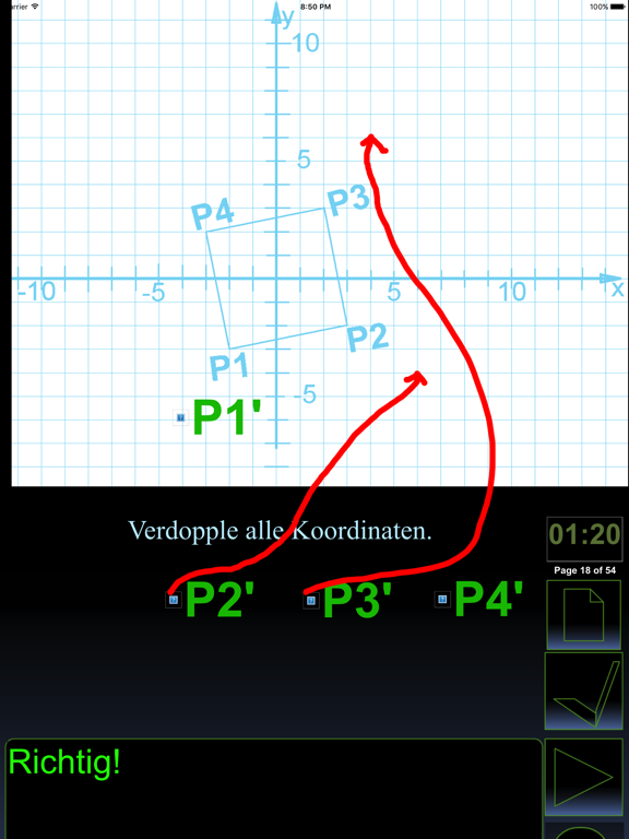Screenshot #6 pour mathapp LU6 Koordinaten