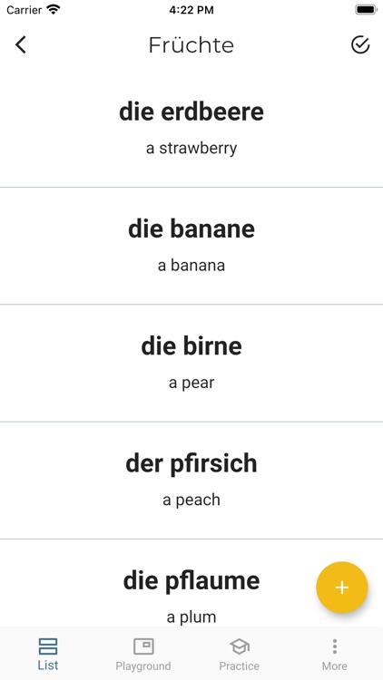 My Vocabulary - learning tool
