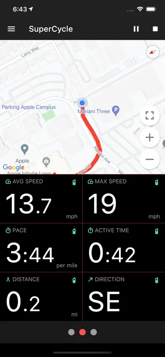 SuperCycle Bike Computer : capture d’écran 2 sur 10