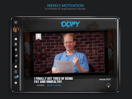 DDP Yoga Fitness & Motivation iPad app afbeelding 9