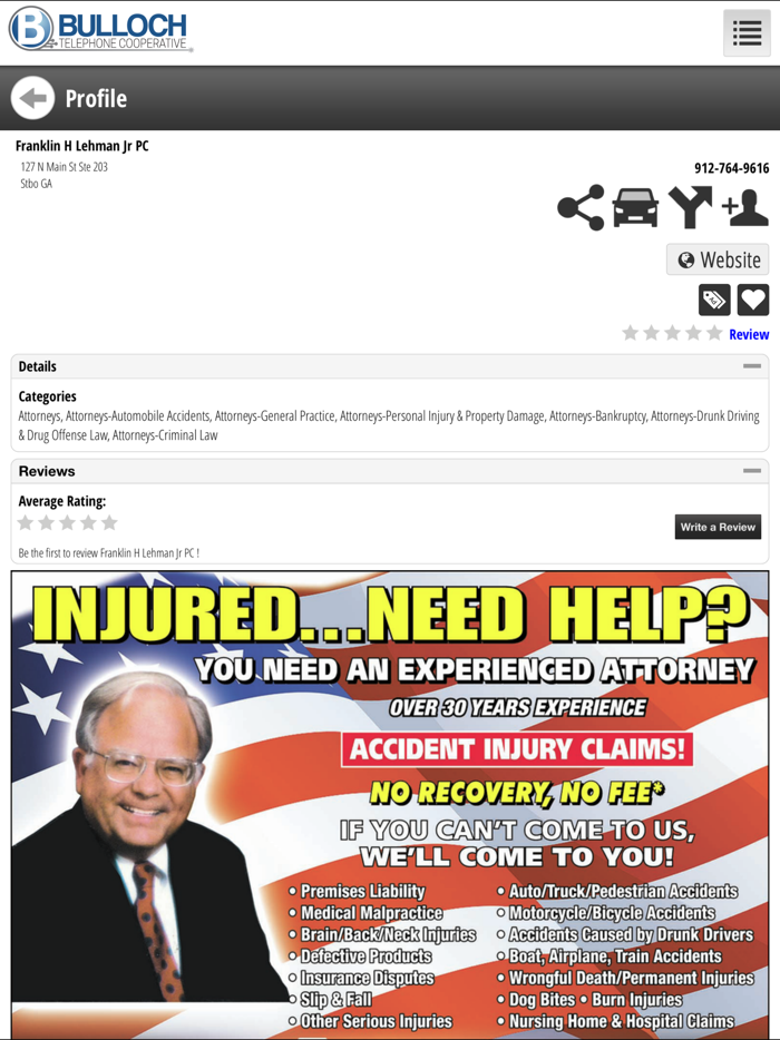 Bulloch Search Directory