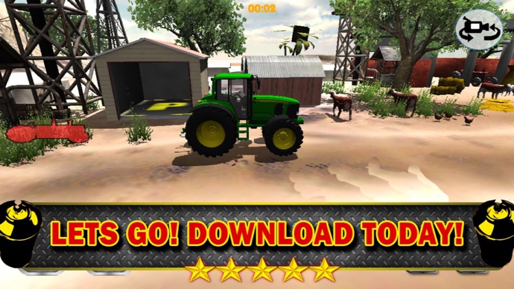 A Farm Tractor 3D Parking Game screenshot-4