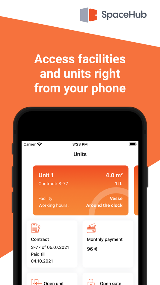 #1. SpaceHub - self storage (iOS) 게시자: Space Hub OU