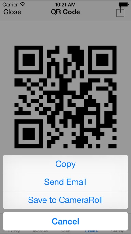 Quick QR code reader & creator screenshot-3