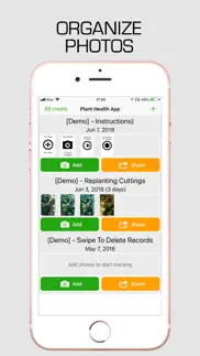 plant health tracker app iphone screenshot 2