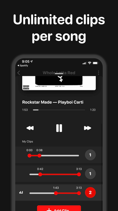 MusiCue: Song Clips Player Screenshot