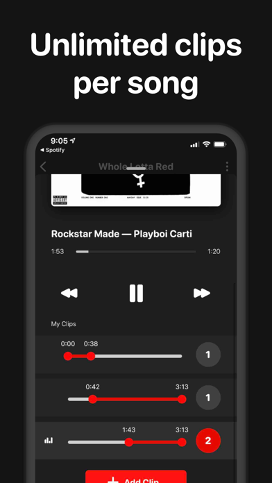 Music Clips Player — Pelascope Screenshot