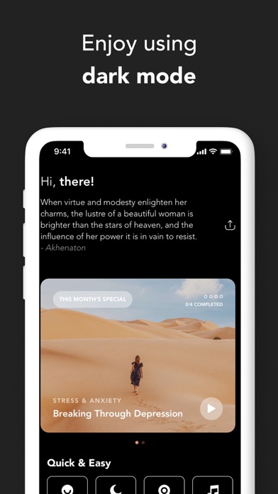 Feel: Meditation Sleep Therapy Screenshot