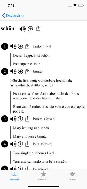 Alemão-português dicionário na App Store