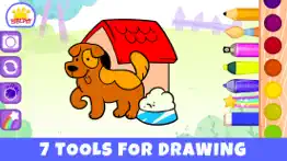 bibi drawing & color kids game iphone screenshot 3