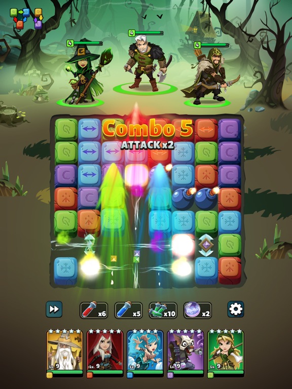 Screenshot #4 pour Fable Wars: Puzzle RPG