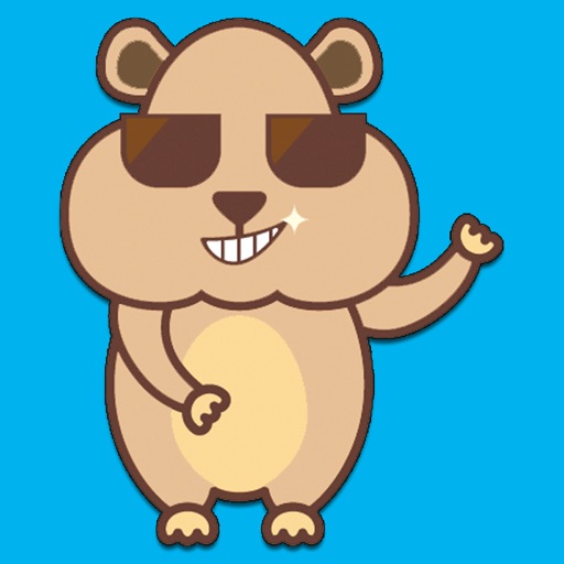 Hamster pet - stickers & emoji icon