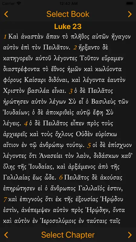 Interlinear Greek screenshot 6 of 6