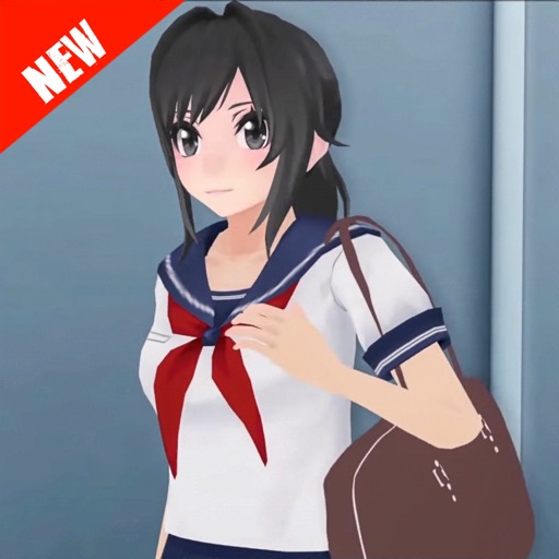 Anime Bad Girl School Life Sim Icon