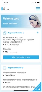 BeFrank - My Pension screenshot #1 for iPhone