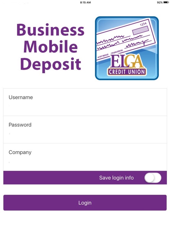 ELGA Business Mobile Deposit app screenshot 3