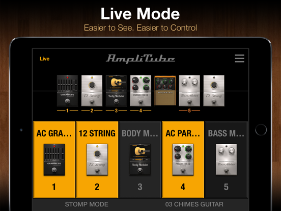 AmpliTube Acoustic iPad app afbeelding 5