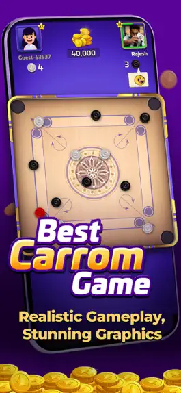 Game screenshot Carrom Gold : Game of Friends mod apk