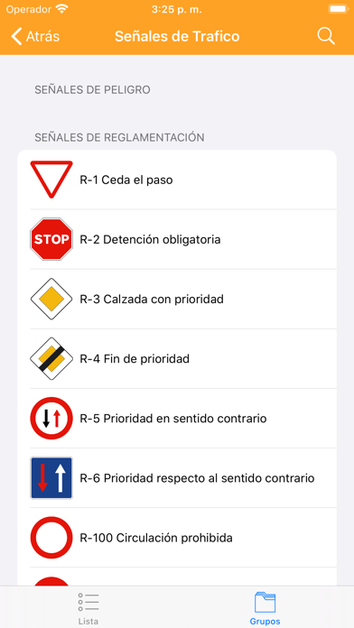 Señales de Trafico de la DGT Screenshot