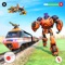 War shooting train needs an amazing hero to take down robot troops